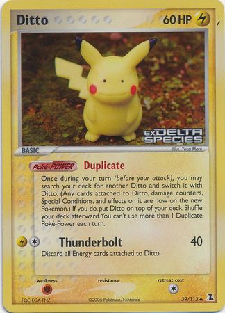 Ditto (39/113) (Stamped) [EX: Delta Species] | Shuffle n Cut Hobbies & Games