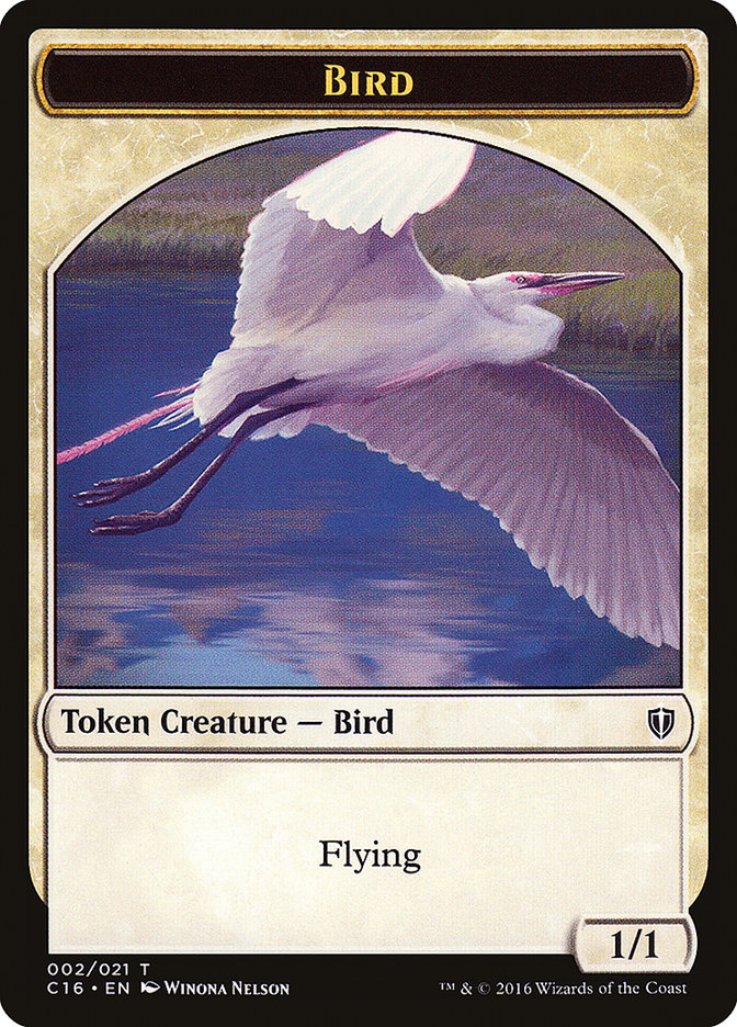 Myr // Bird (002) Double-Sided Token [Commander 2016 Tokens] | Shuffle n Cut Hobbies & Games