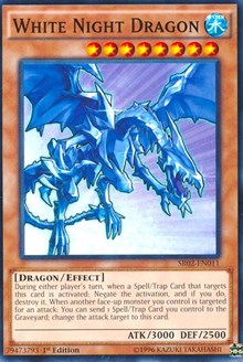 White Night Dragon [SR02-EN011] Common | Shuffle n Cut Hobbies & Games