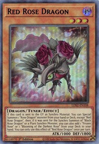 Red Rose Dragon (Blue) [LDS2-EN108] Ultra Rare | Shuffle n Cut Hobbies & Games