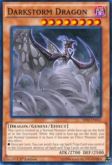 Darkstorm Dragon [SR02-EN012] Common | Shuffle n Cut Hobbies & Games