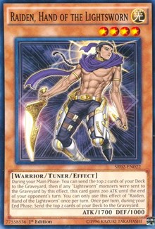 Raiden, Hand of the Lightsworn [SR02-EN022] Common | Shuffle n Cut Hobbies & Games