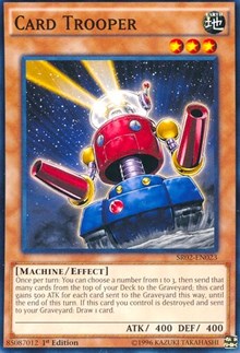 Card Trooper [SR02-EN023] Common | Shuffle n Cut Hobbies & Games