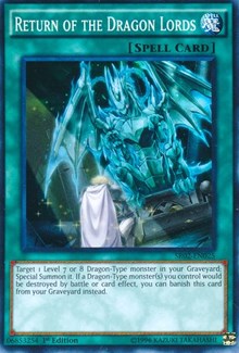 Return of the Dragon Lords [SR02-EN025] Super Rare | Shuffle n Cut Hobbies & Games