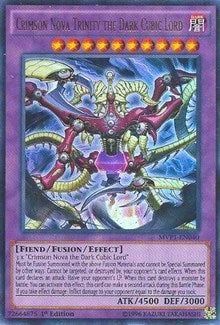 Crimson Nova Trinity the Dark Cubic Lord [MVP1-EN040] Ultra Rare | Shuffle n Cut Hobbies & Games