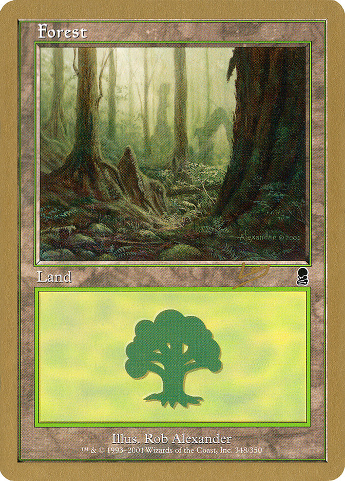 Forest (rl348) (Raphael Levy) [World Championship Decks 2002] | Shuffle n Cut Hobbies & Games