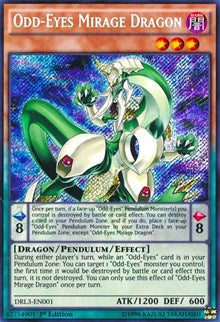 Odd-Eyes Mirage Dragon [DRL3-EN001] Secret Rare | Shuffle n Cut Hobbies & Games