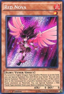 Red Nova [DRL3-EN017] Secret Rare | Shuffle n Cut Hobbies & Games