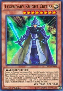 Legendary Knight Critias [DRL3-EN056] Ultra Rare | Shuffle n Cut Hobbies & Games