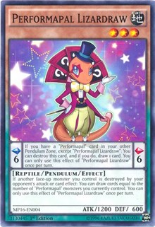 Performapal Lizardraw [MP16-EN004] Common | Shuffle n Cut Hobbies & Games