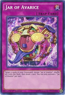 Jar of Avarice [MP16-EN033] Secret Rare | Shuffle n Cut Hobbies & Games