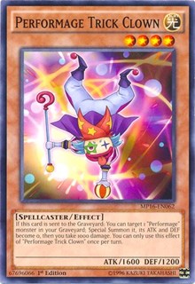 Performage Trick Clown [MP16-EN062] Common | Shuffle n Cut Hobbies & Games