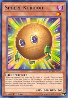 Sphere Kuriboh [MP16-EN121] Rare | Shuffle n Cut Hobbies & Games