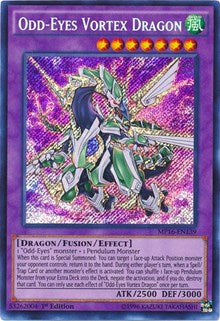 Odd-Eyes Vortex Dragon [MP16-EN139] Secret Rare | Shuffle n Cut Hobbies & Games