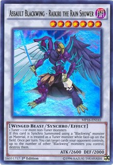 Assault Blackwing - Raikiri the Rain Shower [MP16-EN141] Ultra Rare | Shuffle n Cut Hobbies & Games