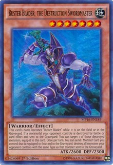 Buster Blader, the Destruction Swordmaster [MP16-EN189] Ultra Rare | Shuffle n Cut Hobbies & Games