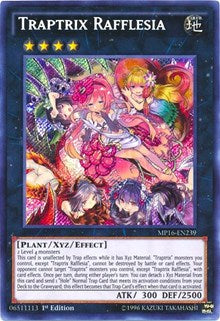 Traptrix Rafflesia [MP16-EN239] Secret Rare | Shuffle n Cut Hobbies & Games