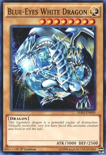 Blue-Eyes White Dragon [SDKS-EN009] Common | Shuffle n Cut Hobbies & Games