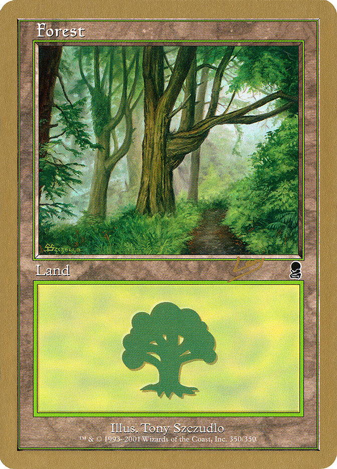 Forest (rl350) (Raphael Levy) [World Championship Decks 2002] | Shuffle n Cut Hobbies & Games