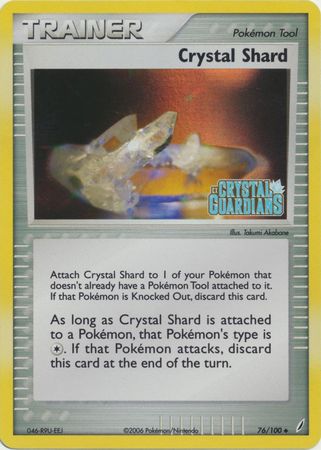 Crystal Shard (76/100) (Stamped) [EX: Crystal Guardians] | Shuffle n Cut Hobbies & Games