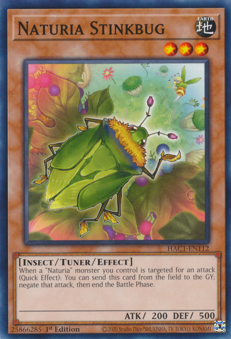 Naturia Stinkbug [HAC1-EN112] Common | Shuffle n Cut Hobbies & Games