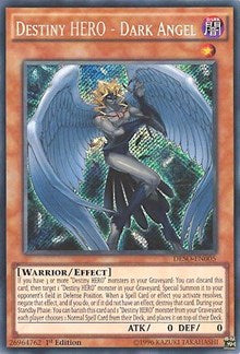 Destiny HERO - Dark Angel [DESO-EN005] Secret Rare | Shuffle n Cut Hobbies & Games