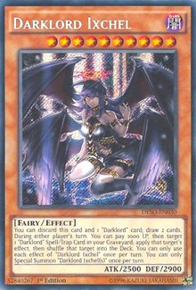 Darklord Ixchel [DESO-EN030] Secret Rare | Shuffle n Cut Hobbies & Games