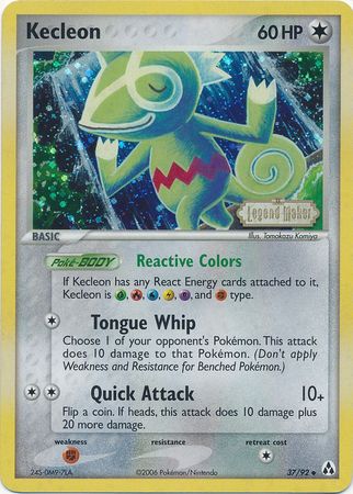 Kecleon (37/92) (Stamped) [EX: Legend Maker] | Shuffle n Cut Hobbies & Games