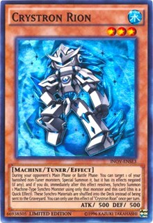 Crystron Rion [INOV-ENSE3] Super Rare | Shuffle n Cut Hobbies & Games