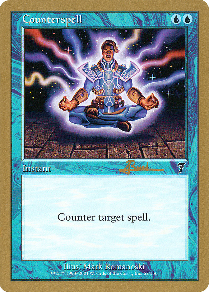 Counterspell (Antoine Ruel) (7ED) [World Championship Decks 2001] | Shuffle n Cut Hobbies & Games