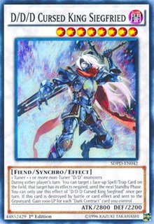 D/D/D Cursed King Siegfried [SDPD-EN042] Super Rare | Shuffle n Cut Hobbies & Games