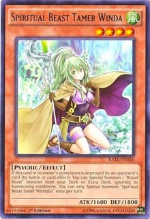 Spiritual Beast Tamer Winda [RATE-EN026] Rare | Shuffle n Cut Hobbies & Games