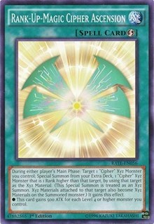 Rank-Up-Magic Cipher Ascension [RATE-EN056] Common | Shuffle n Cut Hobbies & Games