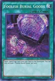 Foolish Burial Goods [RATE-EN065] Secret Rare | Shuffle n Cut Hobbies & Games