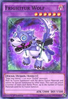 Frightfur Wolf [FUEN-EN021] Super Rare | Shuffle n Cut Hobbies & Games