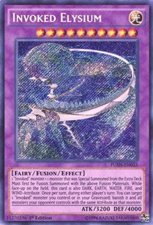 Invoked Elysium [FUEN-EN033] Secret Rare | Shuffle n Cut Hobbies & Games