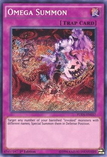 Omega Summon [FUEN-EN037] Secret Rare | Shuffle n Cut Hobbies & Games