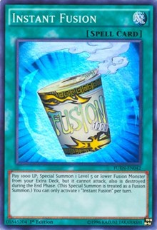 Instant Fusion [FUEN-EN042] Super Rare | Shuffle n Cut Hobbies & Games