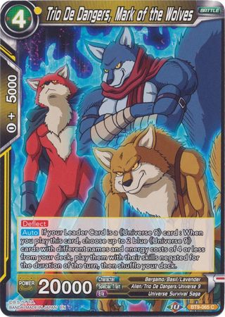 Trio De Dangers, Mark of the Wolves (Reprint) (BT9-065) [Battle Evolution Booster] | Shuffle n Cut Hobbies & Games