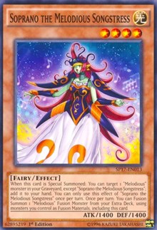 Soprano the Melodious Songstress (Starfoil) [SP17-EN013] Starfoil Rare | Shuffle n Cut Hobbies & Games