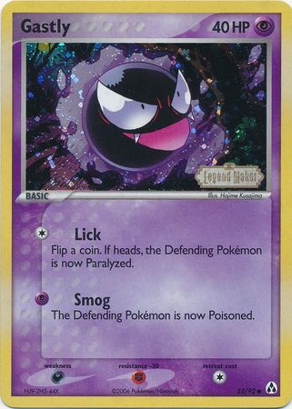 Gastly (52/92) (Stamped) [EX: Legend Maker] | Shuffle n Cut Hobbies & Games