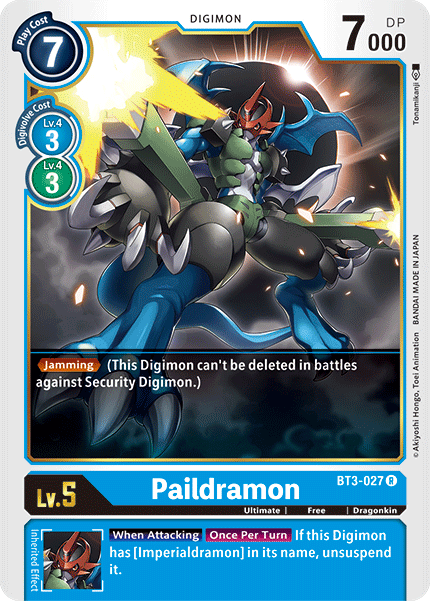 Paildramon [BT3-027] [Release Special Booster Ver.1.5] | Shuffle n Cut Hobbies & Games