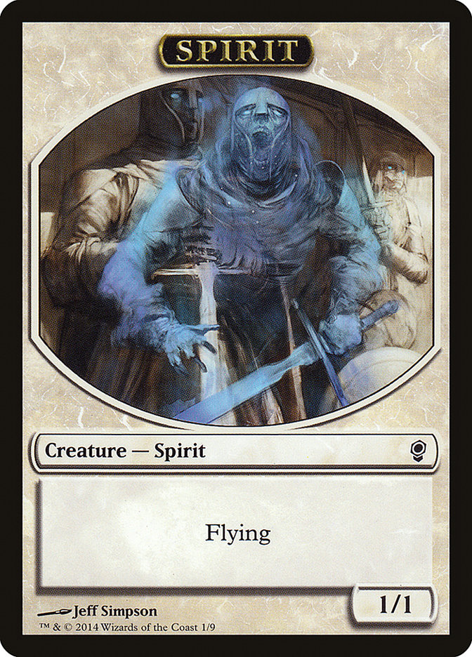 Spirit Token [Conspiracy Tokens] | Shuffle n Cut Hobbies & Games