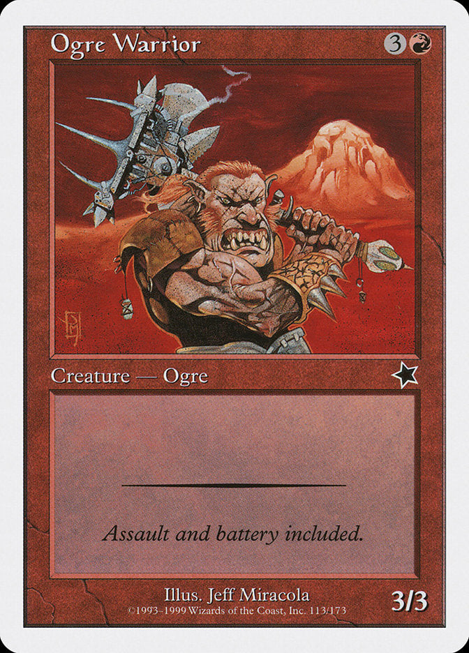 Ogre Warrior [Starter 1999] | Shuffle n Cut Hobbies & Games