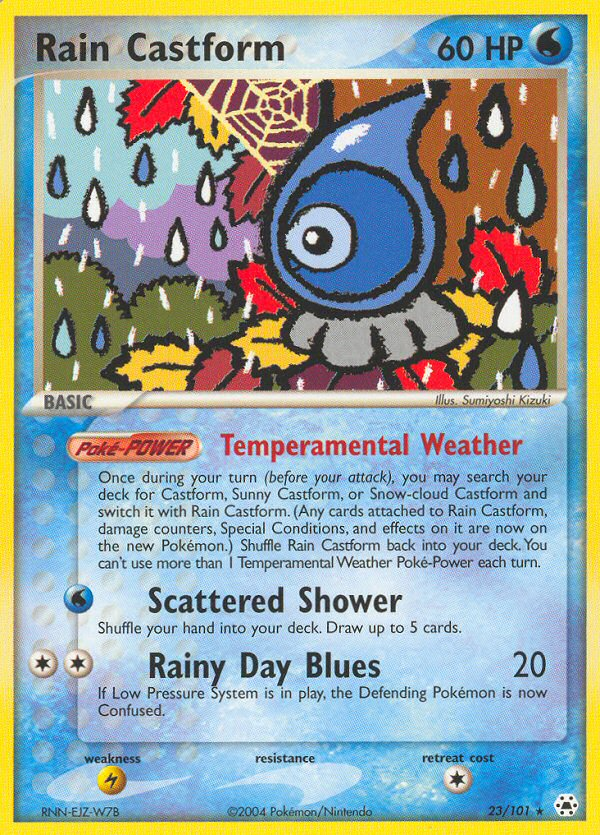 Rain Castform (23/101) [EX: Hidden Legends] | Shuffle n Cut Hobbies & Games