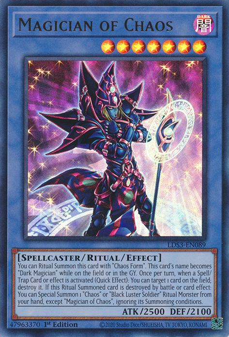 Magician of Chaos [LDS3-EN089] Ultra Rare | Shuffle n Cut Hobbies & Games