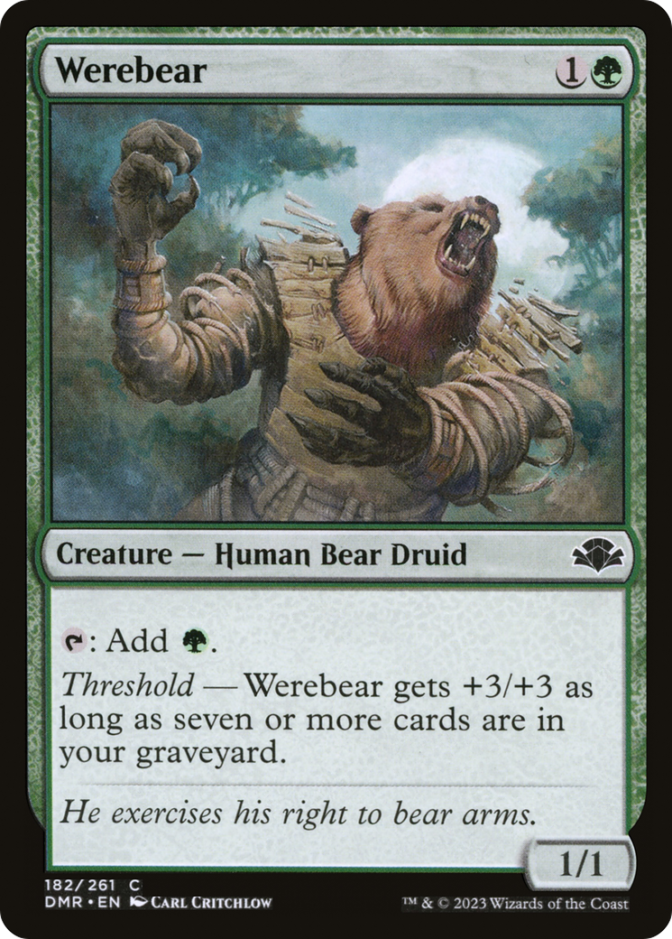 Werebear [Dominaria Remastered] | Shuffle n Cut Hobbies & Games