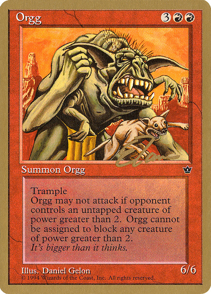 Orgg (Eric Tam) [Pro Tour Collector Set] | Shuffle n Cut Hobbies & Games