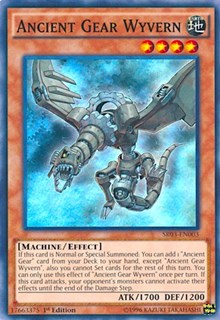 Ancient Gear Wyvern [SR03-EN003] Super Rare | Shuffle n Cut Hobbies & Games