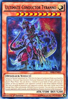 Ultimate Conductor Tyranno [SR04-EN001] Ultra Rare | Shuffle n Cut Hobbies & Games